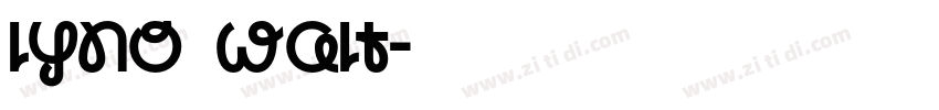 lyno walt字体转换